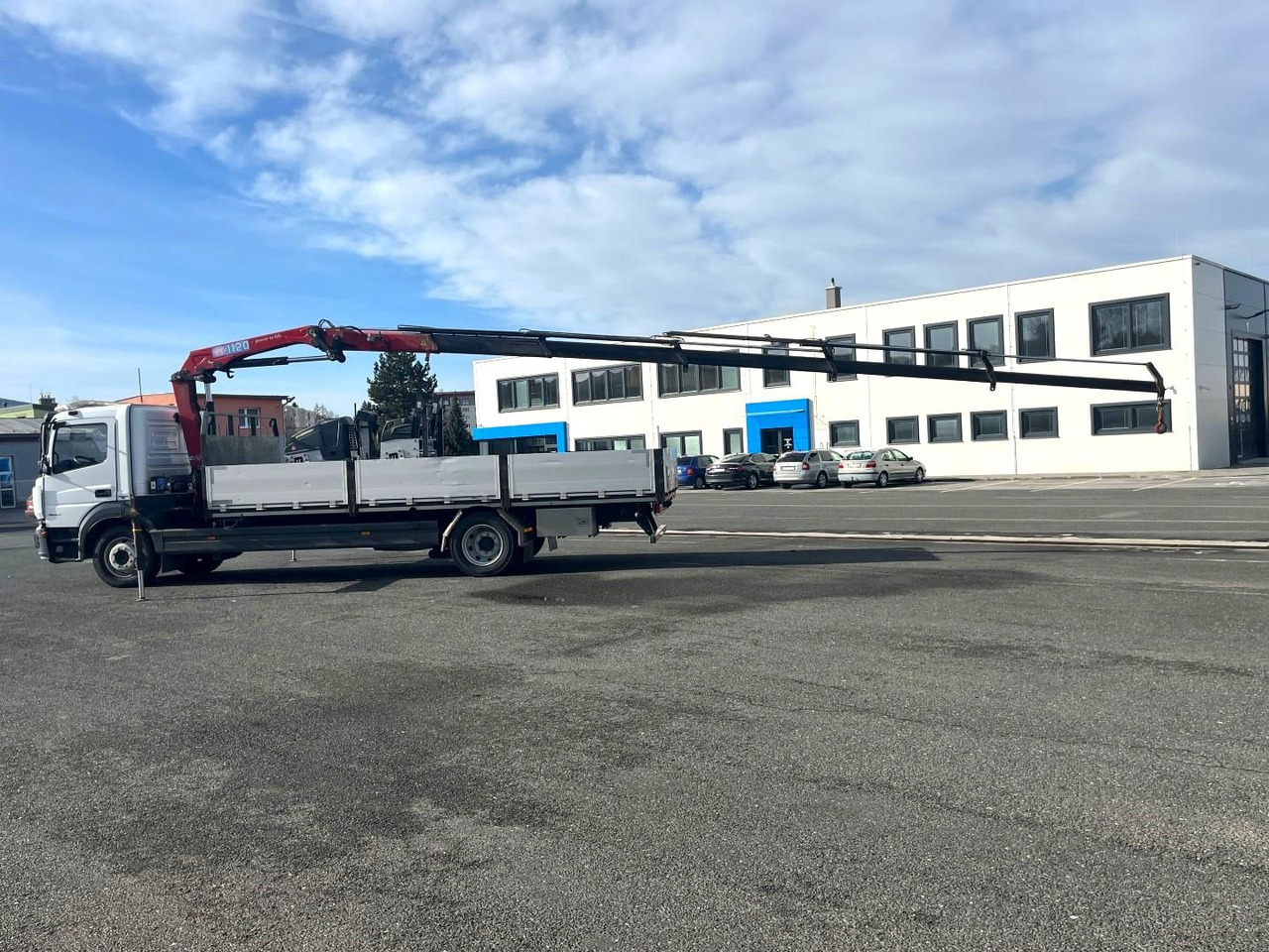 Planbil, Kranbil Mercedes truck ATEGO, 1527, Crane HMF 1120 - K5: bilde 13