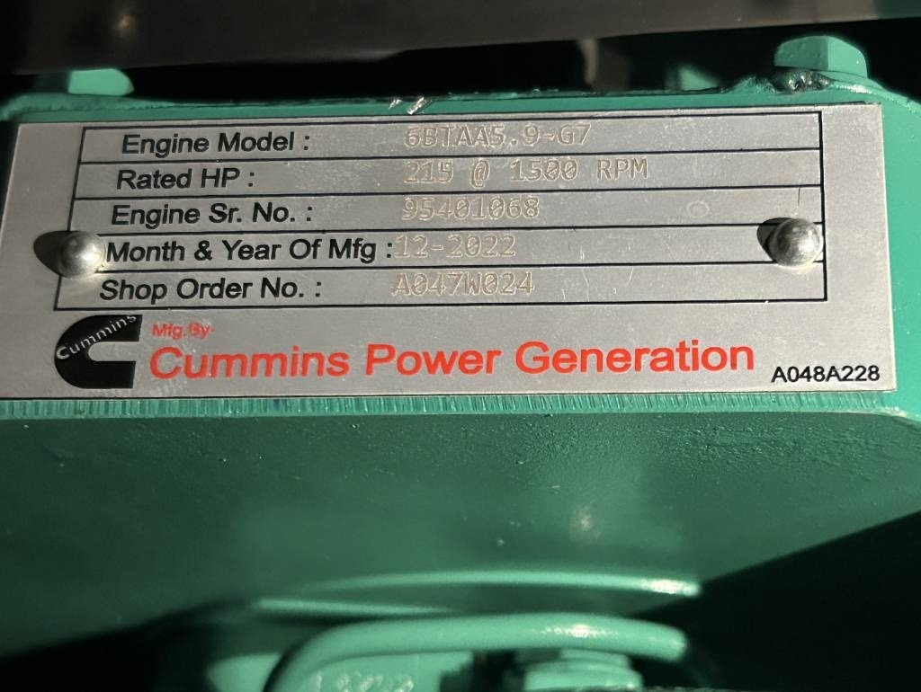 Ny Elektrisk generator Cummins C170D5 - 170 kVA Generator - DPX-18511: bilde 10