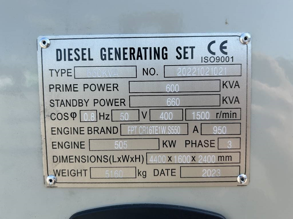 Iveco 16TE1W - 660 kVA Generator - DPX-19798 - Elektrisk generator: bilde 4 Iveco 16TE1W - 660 kVA Generator - DPX-19798 - Elektrisk generator: bilde 4