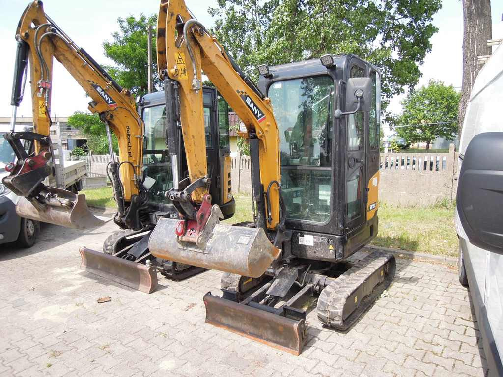 Minikoparka gąsienicowa SANY HEAVY MACHINERY LIMITED SY18C + GŁOWACZ G3 3.5T PRZYCZEPA TOWAROWA - Minigraver: bilde 2 Minikoparka gąsienicowa SANY HEAVY MACHINERY LIMITED SY18C + GŁOWACZ G3 3.5T PRZYCZEPA TOWAROWA - Minigraver: bilde 2