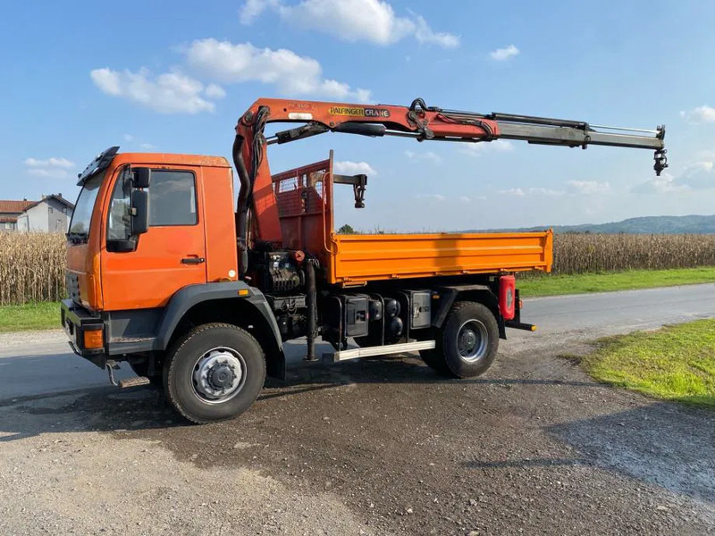 MAN LE 18-280 , 4X4 , Tipper , Palfinger PK 9501 - Tippbil, Kranbil: bilde 1 MAN LE 18-280 , 4X4 , Tipper , Palfinger PK 9501 - Tippbil, Kranbil: bilde 1