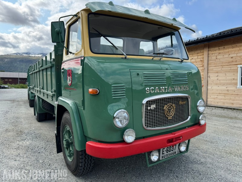 1966 Scania LBS 76 komplett sett med bil og henger selges fra bilmuseum. - Planbil: bilde 5 1966 Scania LBS 76 komplett sett med bil og henger selges fra bilmuseum. - Planbil: bilde 5
