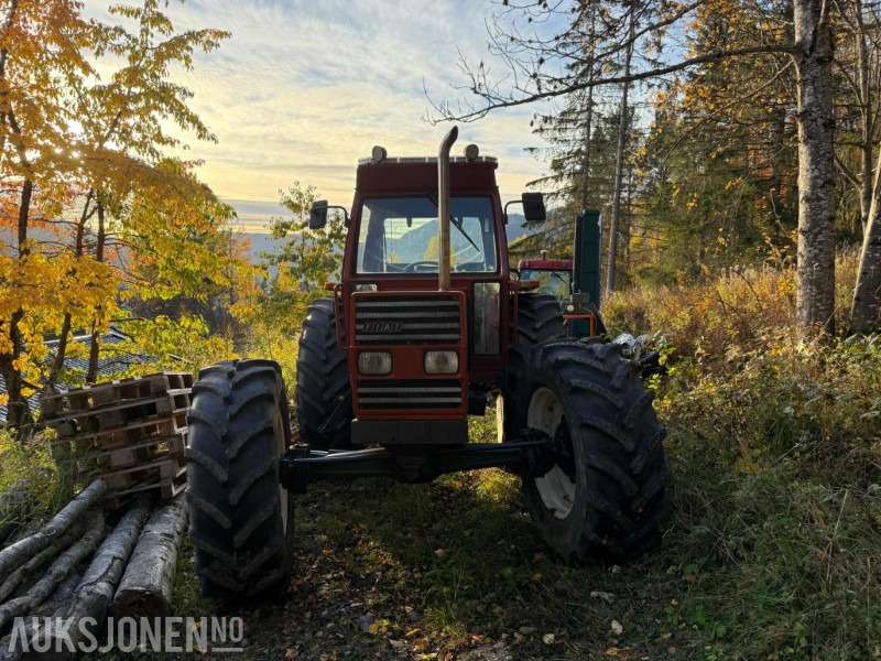 1980 Fiat 880 m/Turbo, nylig oppusset - Traktor: bilde 2 1980 Fiat 880 m/Turbo, nylig oppusset - Traktor: bilde 2