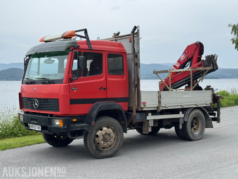 1994 Mercedes-Benz 914 AK/36 - Linjebil - Kranbil - HMF910 KZ kran med fjernkontroll - Kranbil: bilde 1 1994 Mercedes-Benz 914 AK/36 - Linjebil - Kranbil - HMF910 KZ kran med fjernkontroll - Kranbil: bilde 1