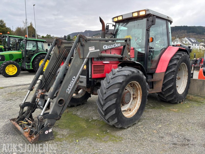 1996 Massey Ferguson 6180. Quicke Q950 Frontlaster - Traktor: bilde 2 1996 Massey Ferguson 6180. Quicke Q950 Frontlaster - Traktor: bilde 2