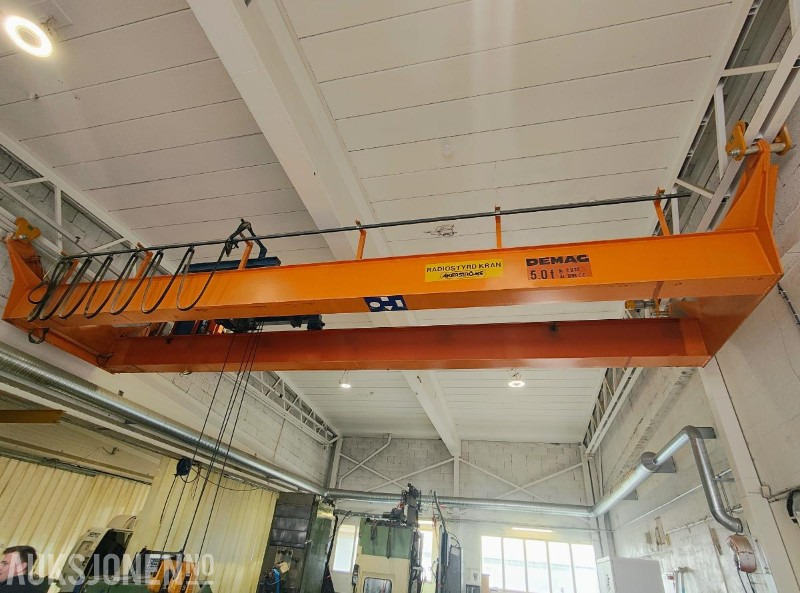 1997 Demag ZKKE Traverskran - Bredde 8500 mm - løftekapasitet 5 tonn - Kran: bilde 1 1997 Demag ZKKE Traverskran - Bredde 8500 mm - løftekapasitet 5 tonn - Kran: bilde 1