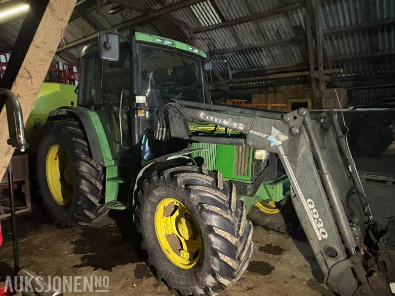 1997 John Deere 6300 med frontlaster - Traktor: bilde 5 1997 John Deere 6300 med frontlaster - Traktor: bilde 5