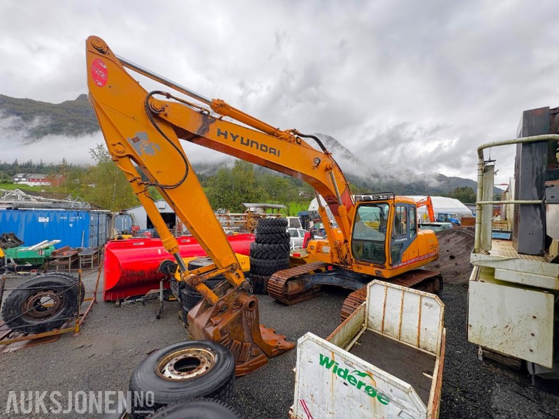 2000 Hyundai Robex 210LC-3 - KUN 7 823 motortimer - Gravemaskin: bilde 1 2000 Hyundai Robex 210LC-3 - KUN 7 823 motortimer - Gravemaskin: bilde 1