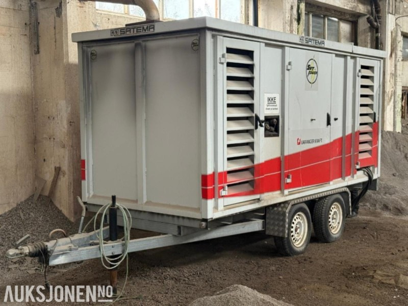 2001 SDMO JS180K aggregat - 180 kVA - Satema - 24 169 t - Biltilhenger - Anleggsmaskiner: bilde 1 2001 SDMO JS180K aggregat - 180 kVA - Satema - 24 169 t - Biltilhenger - Anleggsmaskiner: bilde 1