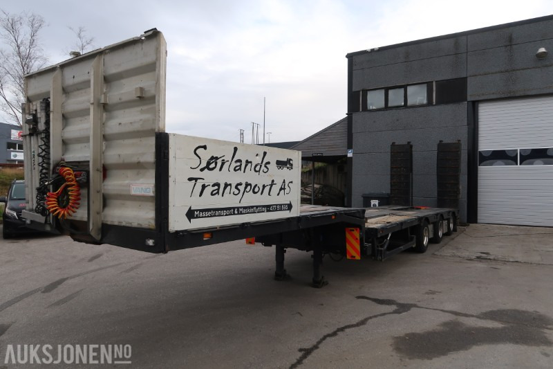 2001 Vang Maskintralle med senkebord - Lavloader semitrailer: bilde 3 2001 Vang Maskintralle med senkebord - Lavloader semitrailer: bilde 3