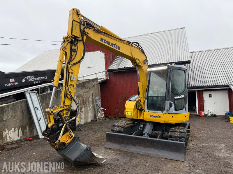 2007 Komatsu Galeo PC78US-6NO 8-tonns gravemaskin, Engcon tiltrotator, gummibelter, skjær, Nasta skuffe, Ledbar - Gravemaskin: bilde 2 2007 Komatsu Galeo PC78US-6NO 8-tonns gravemaskin, Engcon tiltrotator, gummibelter, skjær, Nasta skuffe, Ledbar - Gravemaskin: bilde 2