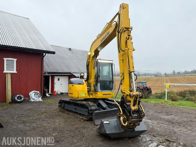 2007 Komatsu Galeo PC78US-6NO 8-tonns gravemaskin, Engcon tiltrotator, gummibelter, skjær, Nasta skuffe, Ledbar - Gravemaskin: bilde 4 2007 Komatsu Galeo PC78US-6NO 8-tonns gravemaskin, Engcon tiltrotator, gummibelter, skjær, Nasta skuffe, Ledbar - Gravemaskin: bilde 4