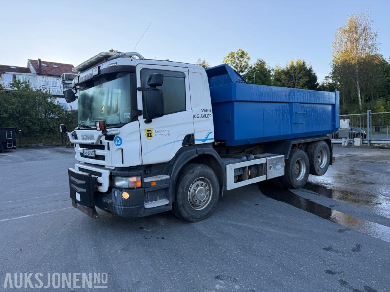 Tippbil 2008 Scania P420 TIPPBIL- BRØYTERIGGET - SERVICEHISTORIKK - LAV KM - NYLIG EU-GODKJENT.: bilde 1