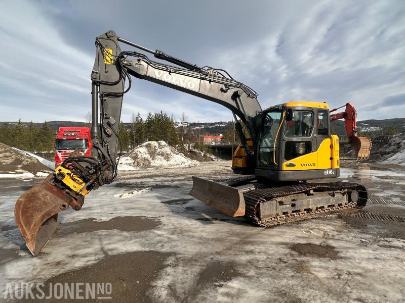 2008 Volvo ECR145C - Engcon tiltrotator - Puss og graveskuff. - Gravemaskin: bilde 1 2008 Volvo ECR145C - Engcon tiltrotator - Puss og graveskuff. - Gravemaskin: bilde 1