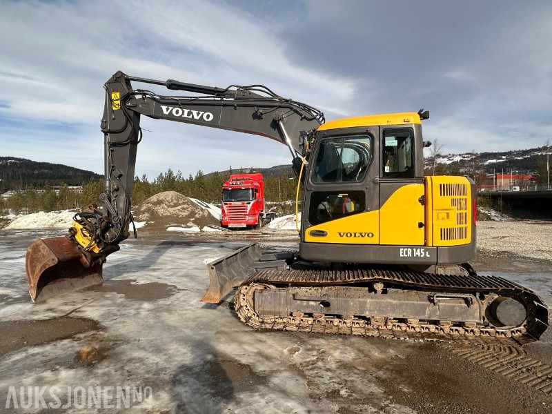 2008 Volvo ECR145C - Engcon tiltrotator - Puss og graveskuff. - Gravemaskin: bilde 2 2008 Volvo ECR145C - Engcon tiltrotator - Puss og graveskuff. - Gravemaskin: bilde 2