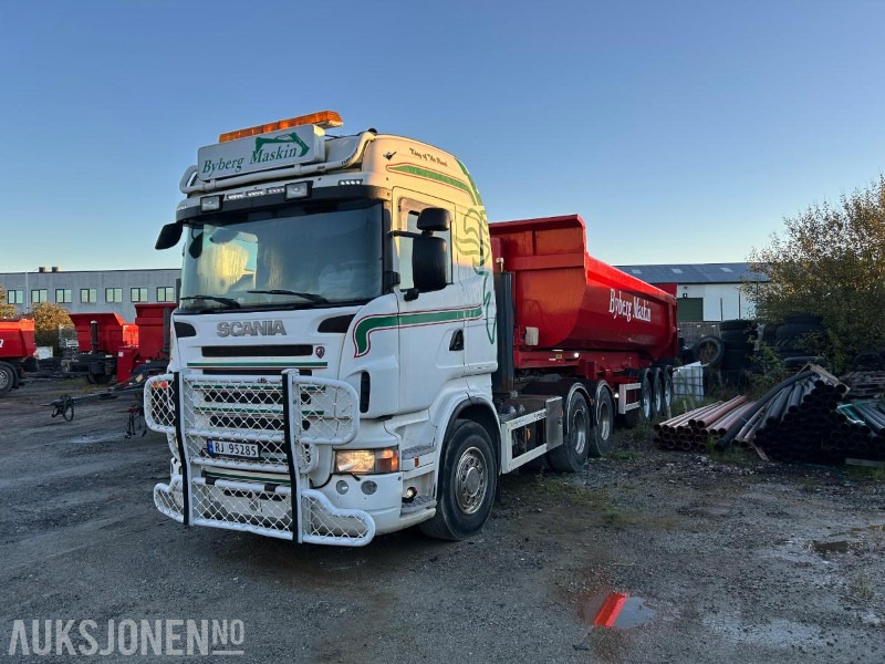 2009 Scania R560 Kombibil selges komplett Tippsemi og Maskinslep - Tippbil: bilde 1 2009 Scania R560 Kombibil selges komplett Tippsemi og Maskinslep - Tippbil: bilde 1