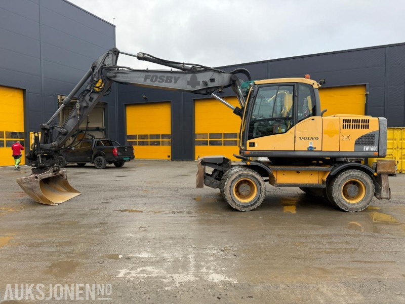 2010 Volvo EW160C HJULGRAVER STEELWRIST X20 TILTROTATOR SERVICEHISTORIKK. - Gravemaskin: bilde 3 2010 Volvo EW160C HJULGRAVER STEELWRIST X20 TILTROTATOR SERVICEHISTORIKK. - Gravemaskin: bilde 3