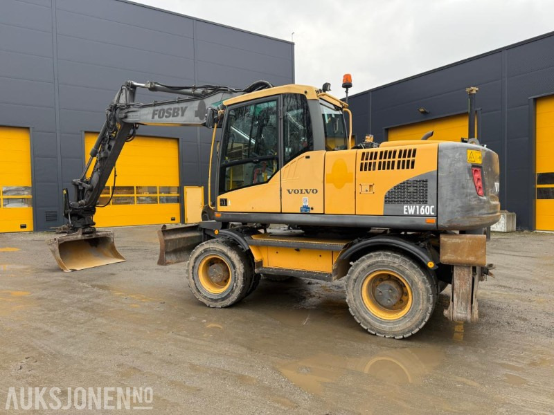 2010 Volvo EW160C HJULGRAVER STEELWRIST X20 TILTROTATOR SERVICEHISTORIKK. - Gravemaskin: bilde 5 2010 Volvo EW160C HJULGRAVER STEELWRIST X20 TILTROTATOR SERVICEHISTORIKK. - Gravemaskin: bilde 5