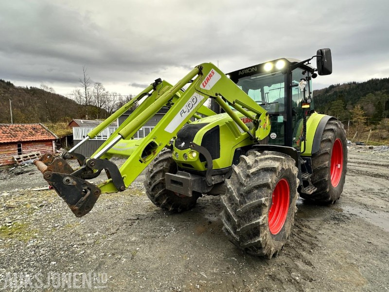 2011 Claas Arion 430 med FL100 frontlaster – 133 hk, nye dekk, kamera og hydraulisk redskapslås, 3755 timer - Traktor: bilde 1 2011 Claas Arion 430 med FL100 frontlaster – 133 hk, nye dekk, kamera og hydraulisk redskapslås, 3755 timer - Traktor: bilde 1