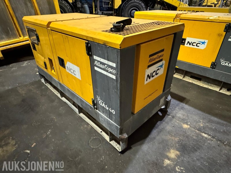 2012 Atlas Copco QAS 40 strømaggregat / 40KVA - Anleggsmaskiner: bilde 5 2012 Atlas Copco QAS 40 strømaggregat / 40KVA - Anleggsmaskiner: bilde 5