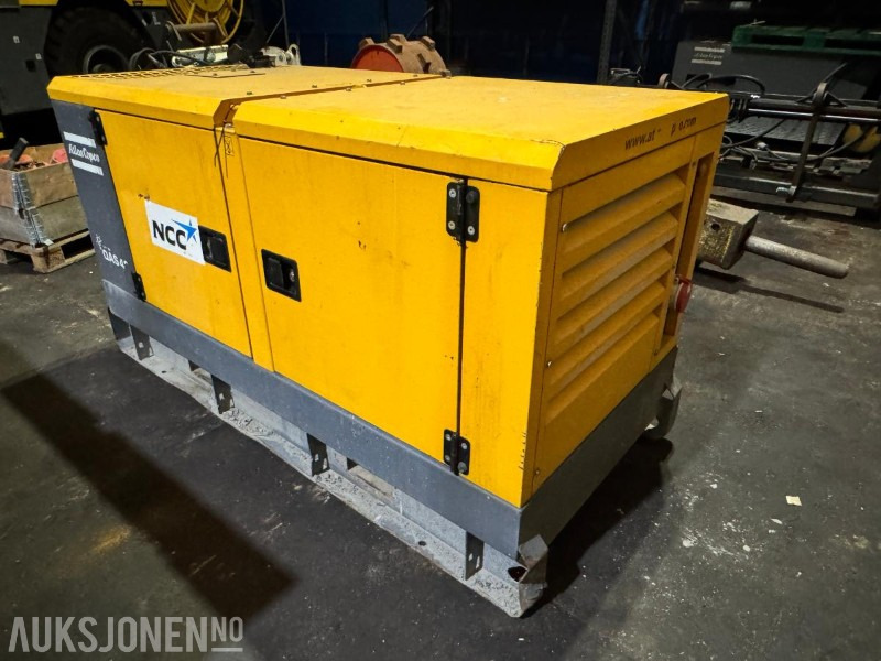 2012 Atlas Copco QAS 40 strømaggregat / 40KVA - Anleggsmaskiner: bilde 1 2012 Atlas Copco QAS 40 strømaggregat / 40KVA - Anleggsmaskiner: bilde 1