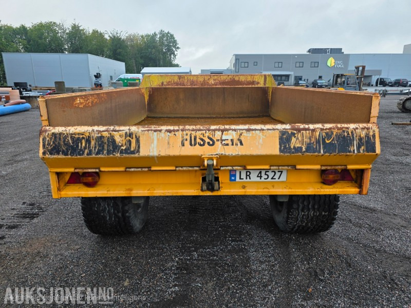 2012 Foss-eik dumperhenger hydraulisk med baklem - Tillatt totaltvekt 10400 kg - Anleggsmaskiner: bilde 4 2012 Foss-eik dumperhenger hydraulisk med baklem - Tillatt totaltvekt 10400 kg - Anleggsmaskiner: bilde 4