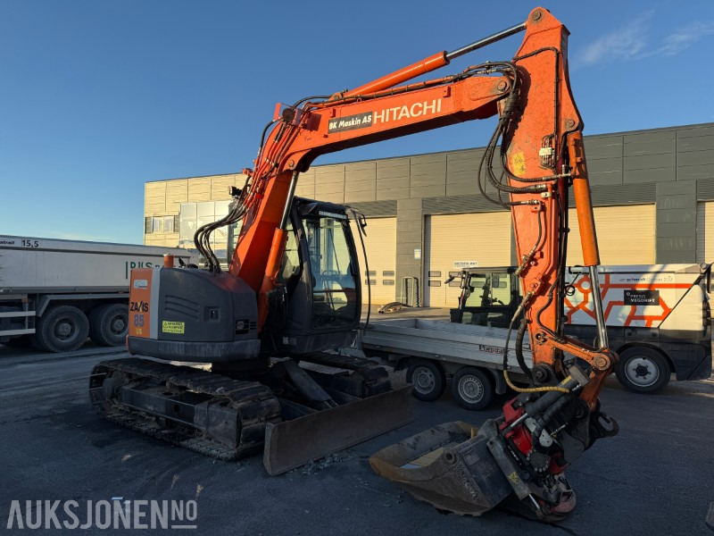 2012 Hitachi ZX 85US-3 - ROTOTILT - SENTRALSMØRING - BUNKRINGSPUMPE - Gravemaskin: bilde 2 2012 Hitachi ZX 85US-3 - ROTOTILT - SENTRALSMØRING - BUNKRINGSPUMPE - Gravemaskin: bilde 2