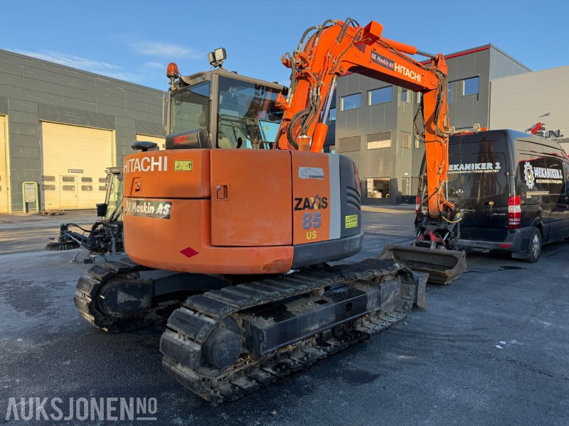 2012 Hitachi ZX 85US-3 - ROTOTILT - SENTRALSMØRING - BUNKRINGSPUMPE - Gravemaskin: bilde 3 2012 Hitachi ZX 85US-3 - ROTOTILT - SENTRALSMØRING - BUNKRINGSPUMPE - Gravemaskin: bilde 3