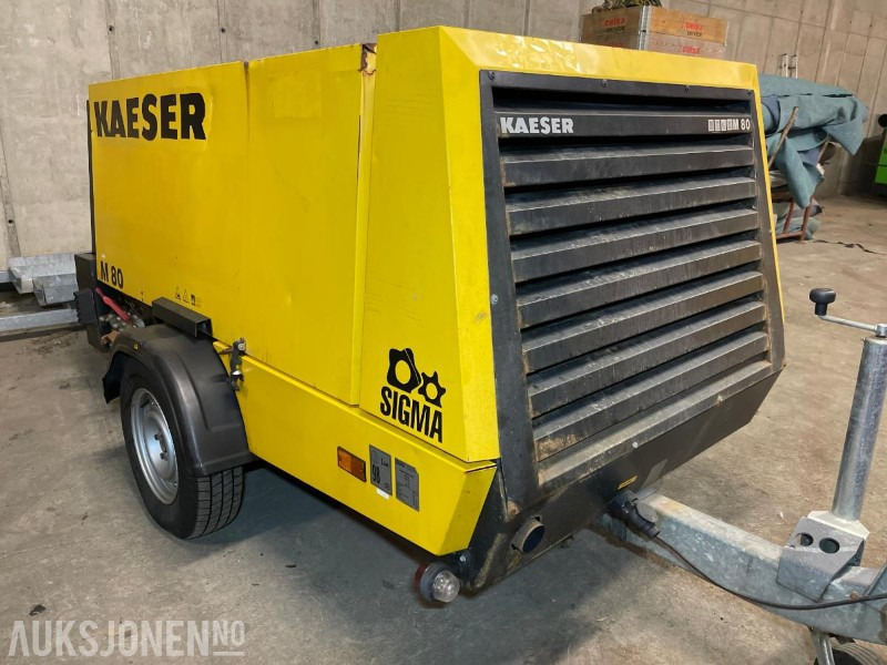2012 Kaeser M 80 Tilhenger kompressor - Anleggsmaskiner: bilde 5 2012 Kaeser M 80 Tilhenger kompressor - Anleggsmaskiner: bilde 5