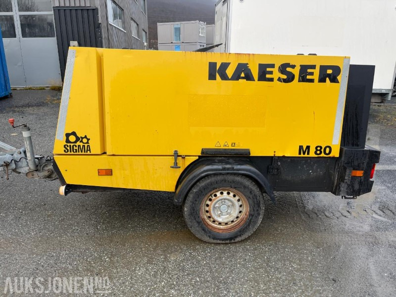 2012 Kaeser M 80 tilhenger kompressor med 2654 timer - Anleggsmaskiner: bilde 2 2012 Kaeser M 80 tilhenger kompressor med 2654 timer - Anleggsmaskiner: bilde 2