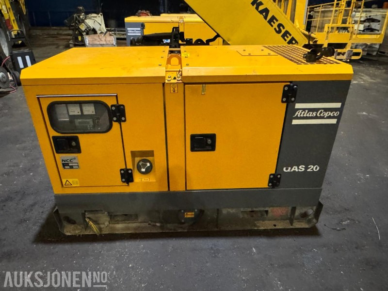 2013 Atlas Copco QAS 20 strømaggregat / 20KVA - Anleggsmaskiner: bilde 2 2013 Atlas Copco QAS 20 strømaggregat / 20KVA - Anleggsmaskiner: bilde 2
