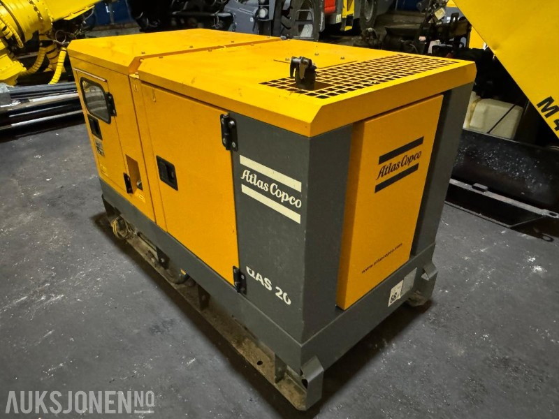 2013 Atlas Copco QAS 20 strømaggregat / 20KVA - Anleggsmaskiner: bilde 3 2013 Atlas Copco QAS 20 strømaggregat / 20KVA - Anleggsmaskiner: bilde 3