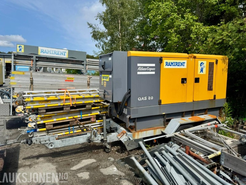 2013 Atlas Copco QAS 80 Aggregat - Timer: 10756 - Anleggsmaskiner: bilde 5 2013 Atlas Copco QAS 80 Aggregat - Timer: 10756 - Anleggsmaskiner: bilde 5