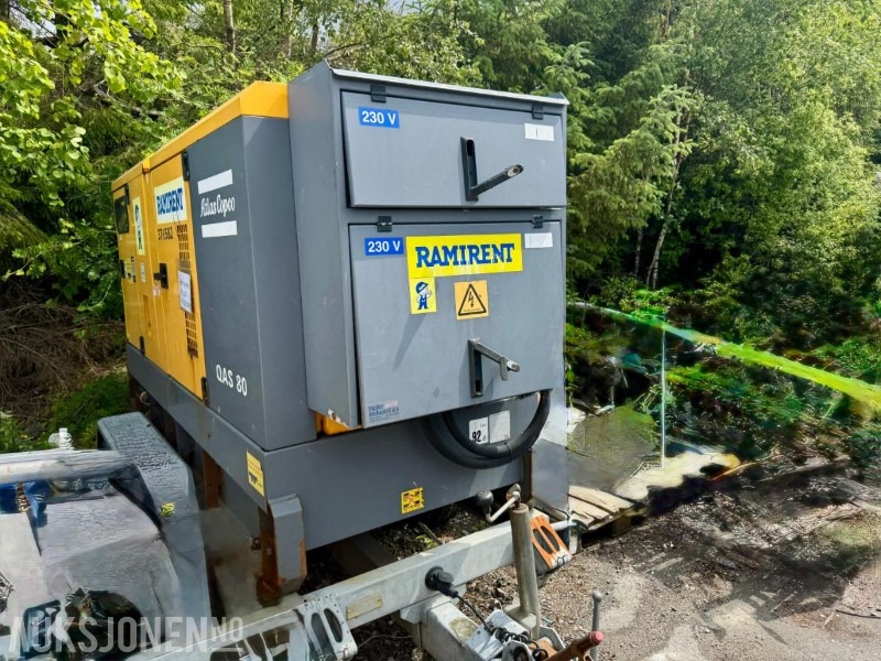2013 Atlas Copco QAS 80 Aggregat - Timer: 10756 - Anleggsmaskiner: bilde 2 2013 Atlas Copco QAS 80 Aggregat - Timer: 10756 - Anleggsmaskiner: bilde 2