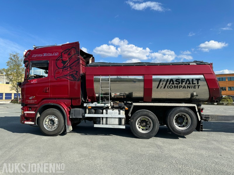 2013 Scania R500 tippbil med asfaltbalje og tippkasse - Brøyterigget - Euro 5 - Tippbil: bilde 5 2013 Scania R500 tippbil med asfaltbalje og tippkasse - Brøyterigget - Euro 5 - Tippbil: bilde 5