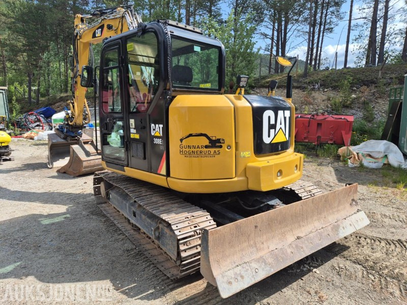 2014 Cat 308E 2 CR beltegraver, med tiltrotator/gripekasett - Gravemaskin: bilde 3 2014 Cat 308E 2 CR beltegraver, med tiltrotator/gripekasett - Gravemaskin: bilde 3