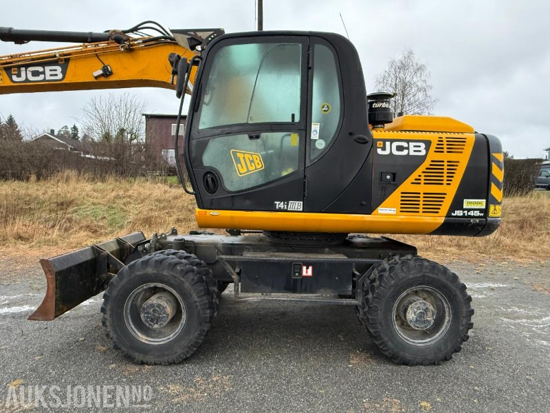 2014 JCB JS145W T4 Hjulgraver - KUN 9.216 arbeidstimer! ENGCON Rototilt, SERTIFISERT! 3 skuffer, sentralsmøring og hurtigkobling, - Gravemaskin: bilde 3 2014 JCB JS145W T4 Hjulgraver - KUN 9.216 arbeidstimer! ENGCON Rototilt, SERTIFISERT! 3 skuffer, sentralsmøring og hurtigkobling, - Gravemaskin: bilde 3