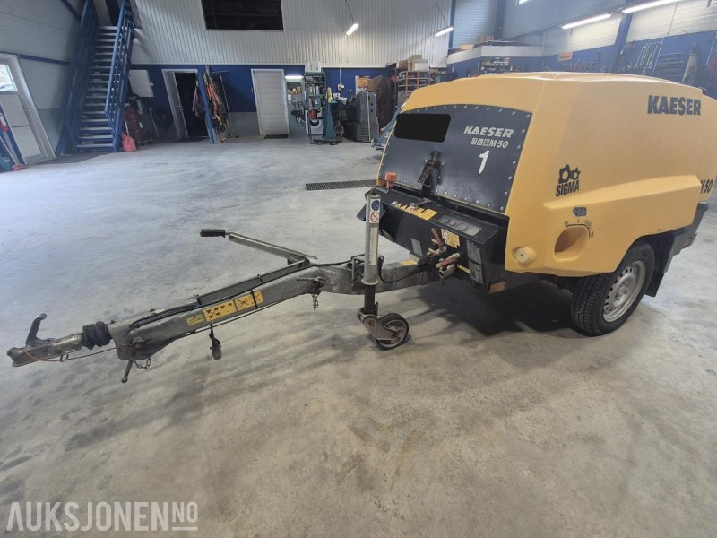 2014 Kaeser M50, tilhengermontert luftkompressor, 811 t - Anleggsmaskiner: bilde 5 2014 Kaeser M50, tilhengermontert luftkompressor, 811 t - Anleggsmaskiner: bilde 5