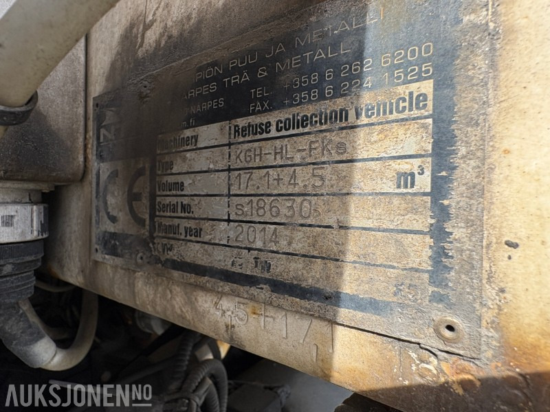 2014 Volvo FM 420 renovasjonsbil med 2-kammers løsning - Søppelbil: bilde 5 2014 Volvo FM 420 renovasjonsbil med 2-kammers løsning - Søppelbil: bilde 5