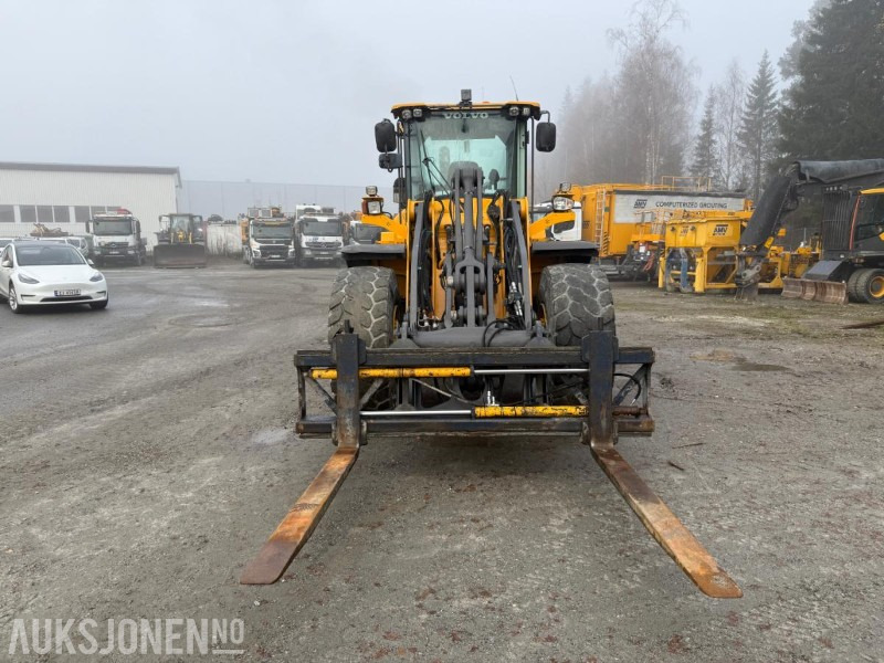 2014 Volvo L120G hjullaster, 7763 timer, Hydr. pallegaffel, nylig service og årskontroll - Hjullaster: bilde 2 2014 Volvo L120G hjullaster, 7763 timer, Hydr. pallegaffel, nylig service og årskontroll - Hjullaster: bilde 2