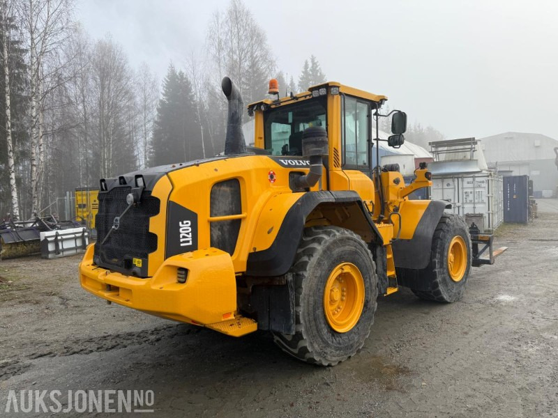 2014 Volvo L120G hjullaster, 7763 timer, Hydr. pallegaffel, nylig service og årskontroll - Hjullaster: bilde 5 2014 Volvo L120G hjullaster, 7763 timer, Hydr. pallegaffel, nylig service og årskontroll - Hjullaster: bilde 5