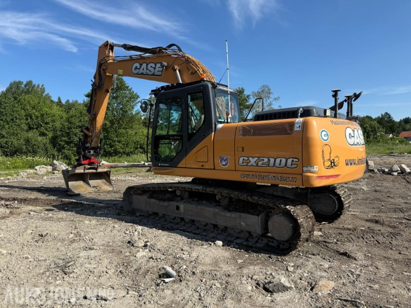 2015 Case CX210C BELTEGRAVER ROTOTILT ENGCON MASKINSTYRING SERVICEHISTORIKK LITE TIMER EN EIER. - Gravemaskin: bilde 5 2015 Case CX210C BELTEGRAVER ROTOTILT ENGCON MASKINSTYRING SERVICEHISTORIKK LITE TIMER EN EIER. - Gravemaskin: bilde 5