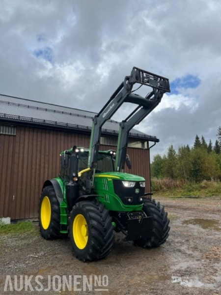 2015 John Deere 6215R med Q75 frontlaster 5588 timer - Traktor: bilde 2 2015 John Deere 6215R med Q75 frontlaster 5588 timer - Traktor: bilde 2