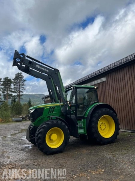 2015 John Deere 6215R med Q75 frontlaster 5588 timer - Traktor: bilde 1 2015 John Deere 6215R med Q75 frontlaster 5588 timer - Traktor: bilde 1