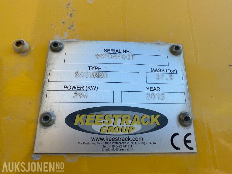 Mobilt knuseverk 2015 Keestrack SATURNO B6 KNUSEVERK - ca 7500 timer: bilde 6