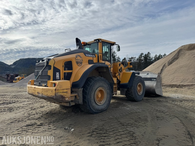 2015 Volvo L180H Hjullaster - Spakestyring - Sentralsmøring - Hjullaster: bilde 5 2015 Volvo L180H Hjullaster - Spakestyring - Sentralsmøring - Hjullaster: bilde 5
