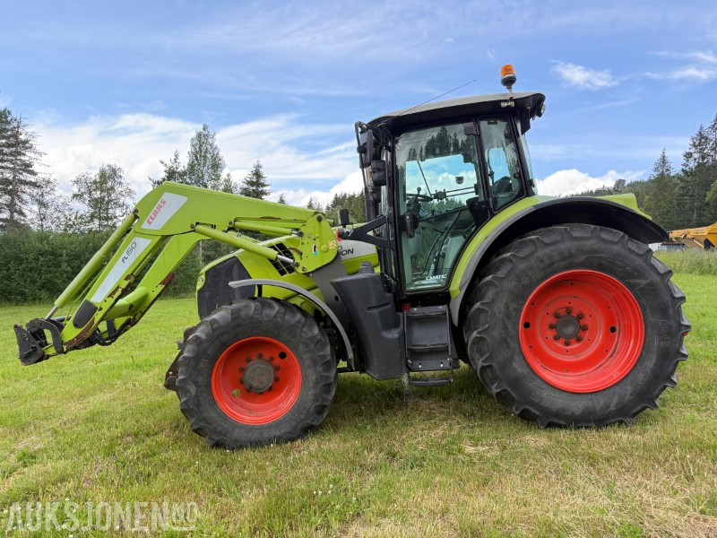 Traktor 2016 Claas Arion 650 med frontlaster, lysrigg, 2-seter, 50 Km/t, stor service: bilde 8