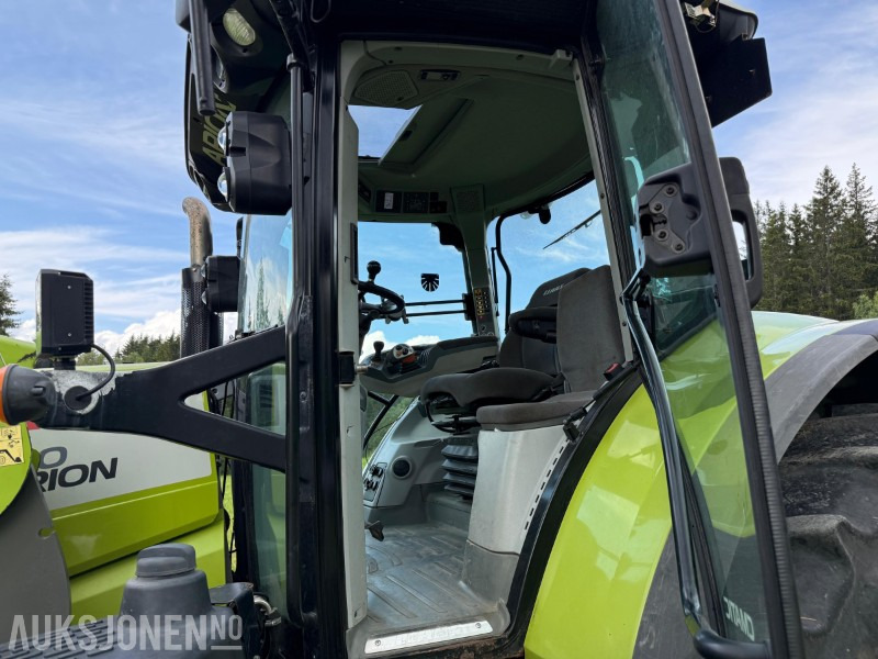 Traktor 2016 Claas Arion 650 med frontlaster, lysrigg, 2-seter, 50 Km/t, stor service: bilde 9