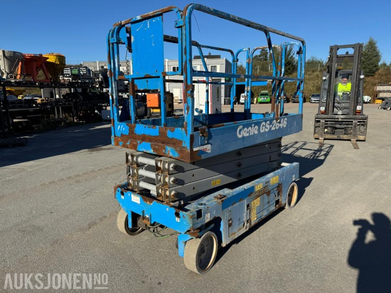 2016 Genie GS-2646 batteridreven sakselift / 10m / Årskontrollert - Lift: bilde 1 2016 Genie GS-2646 batteridreven sakselift / 10m / Årskontrollert - Lift: bilde 1