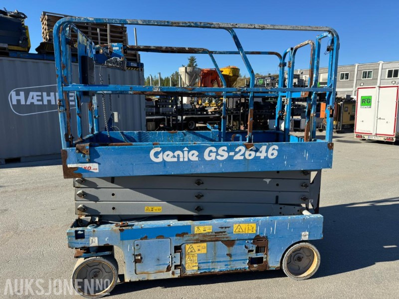 2016 Genie GS-2646 batteridreven sakselift / 10m / Årskontrollert - Lift: bilde 2 2016 Genie GS-2646 batteridreven sakselift / 10m / Årskontrollert - Lift: bilde 2